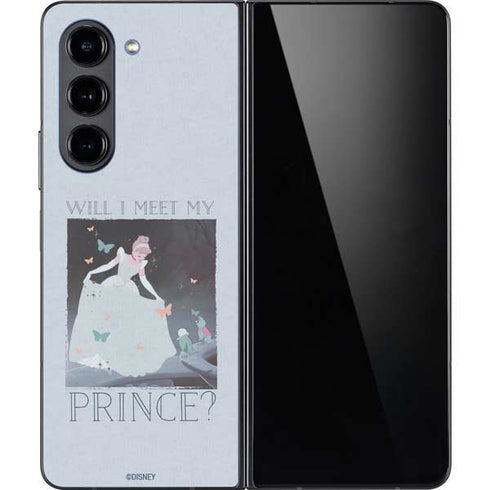 Disney Cinderella Will I Meet My Prince Galaxy Z Fold5 5G Skin